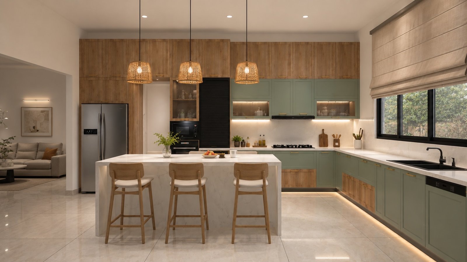 Peninsula Kitchen design by Vision Design